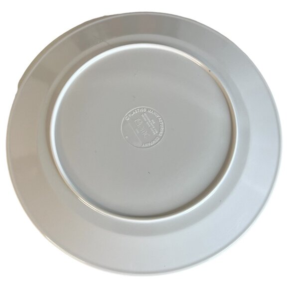 2 Vintage 1996 McDonalds Day At the Zoo Plates Ronald Hamburglar Animal Melamine - Picture 3 of 5